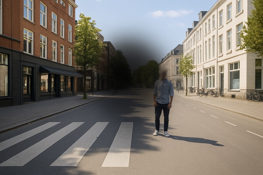 así ve una persona con degeneración macular húmeda